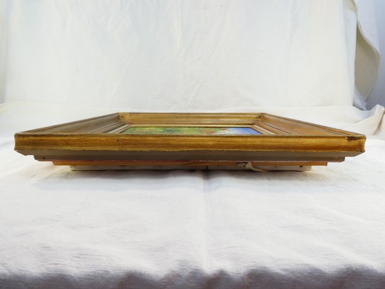 Jean-Paul SURIN - CUEILLETTE DES COQUELICOTS - Huile sur toile