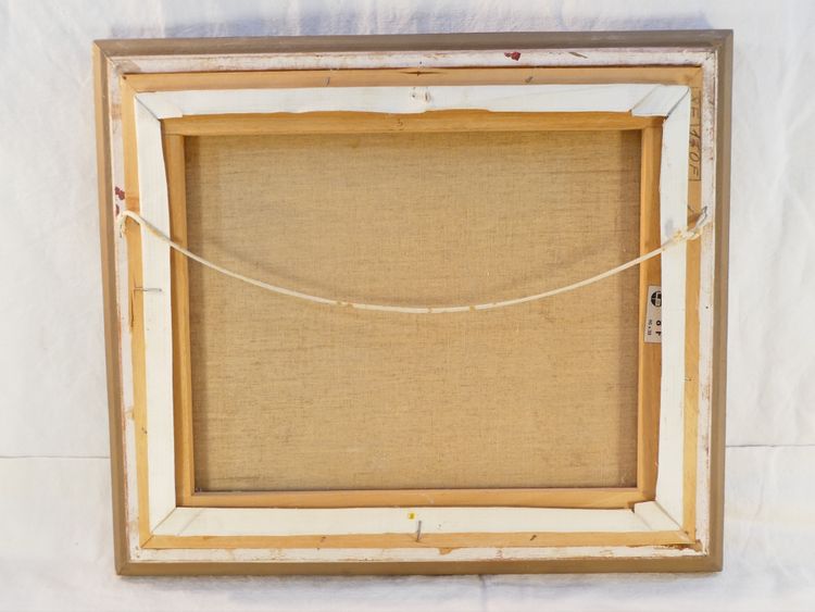 Jean-Paul SURIN - CUEILLETTE DES COQUELICOTS - Huile sur toile