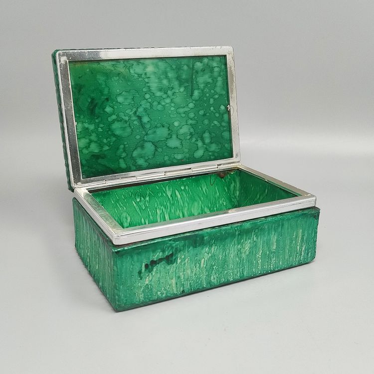 Set da fumo in alabastro degli anni '60 di Romano Bianchi, realizzato a mano.