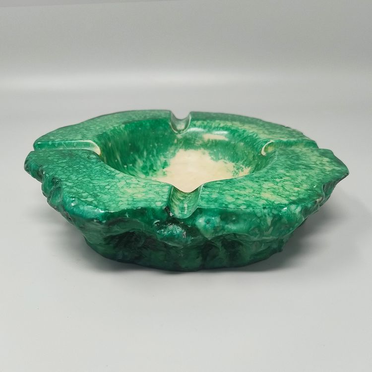 Set da fumo in alabastro degli anni '60 di Romano Bianchi, realizzato a mano.
