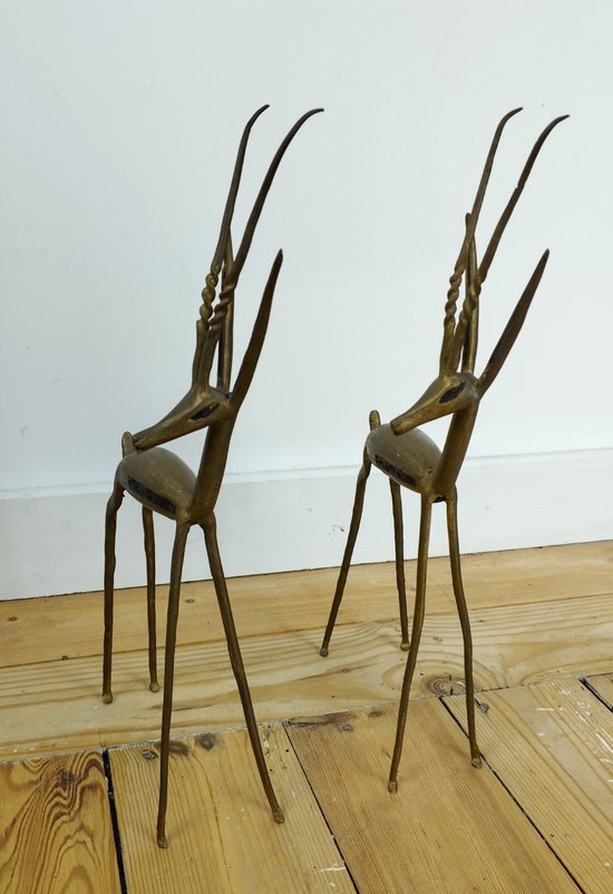 Tierbronze Afrikanische Kunst circa 1960