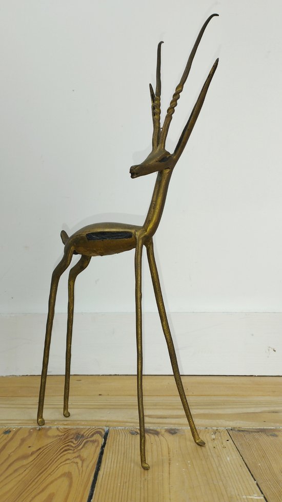 Tierbronze Afrikanische Kunst circa 1960