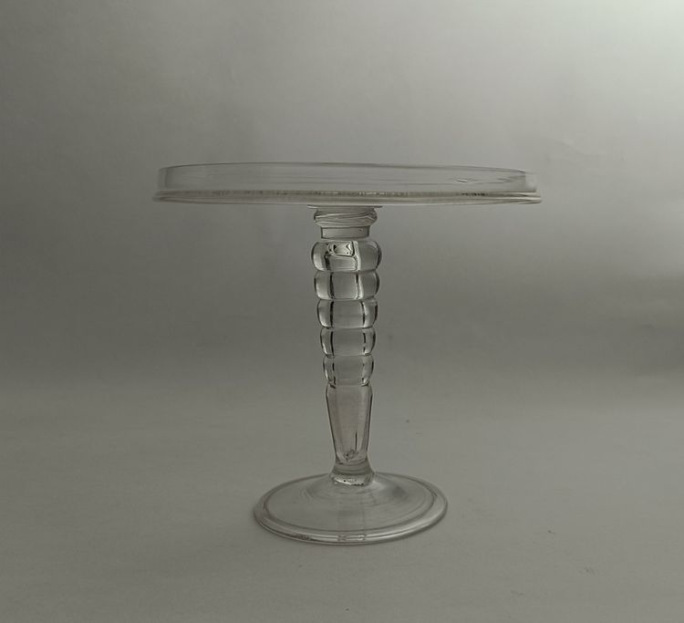 Blown Glass Pedestal Table - 18th Century