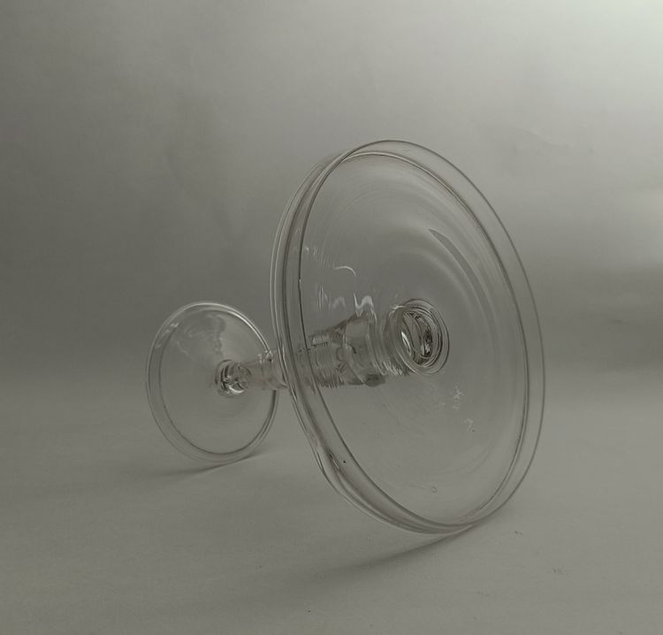 Blown Glass Pedestal Table - 18th Century