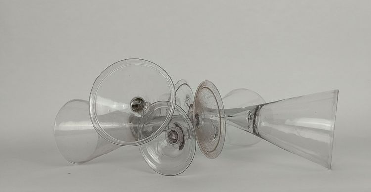 4 große Gläser – 18. Jahrhundert