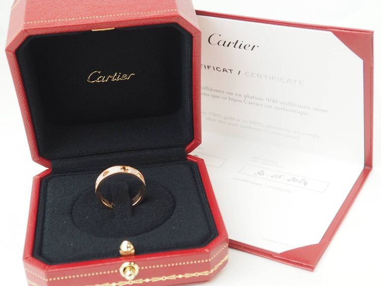 Cartier Love Ring in Rose Gold with 0.31ct Diamonds