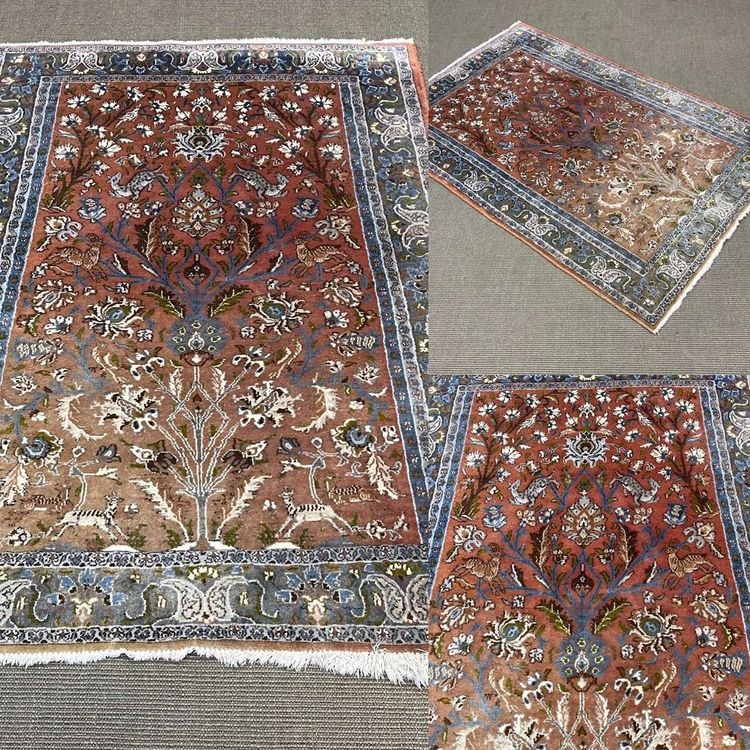 Handgeknüpfter iranischer Wollteppich – 1,65 m x 1,07 m