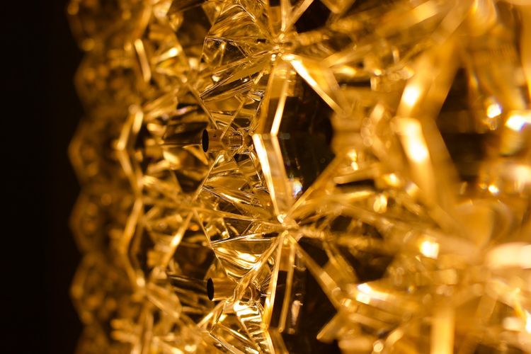 XL Faceted Crystal Ceiling Light – Kinkeldey