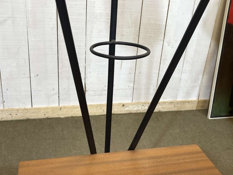 1960s 3-light floor lamp with its original lampshades