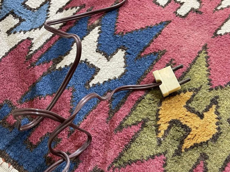 1960s 3-light floor lamp with its original lampshades