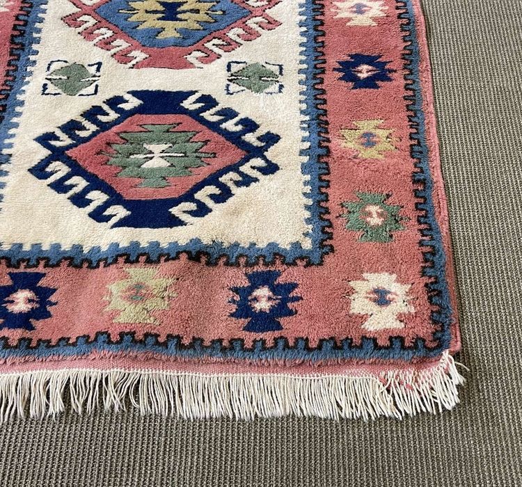 Tapis d'orient en laine fait main - 1m40x85cm