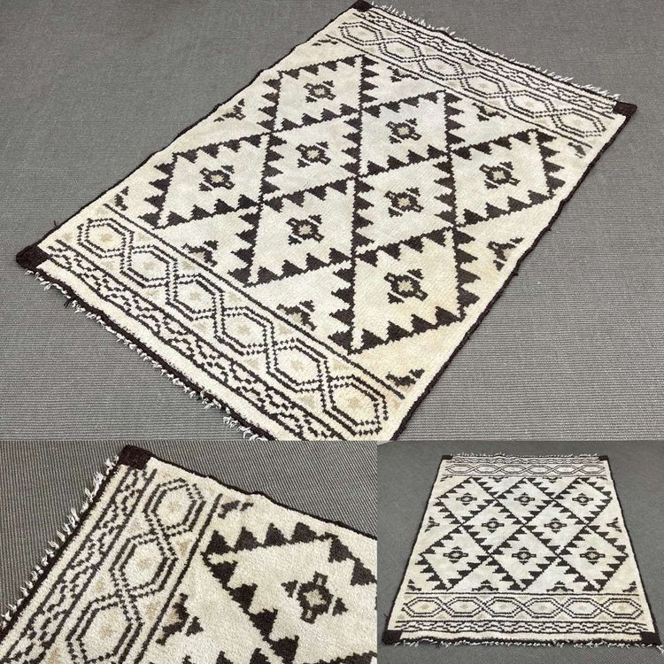 Tappeto marocchino in lana fatto a mano - 1,70 m x 1,20 m.