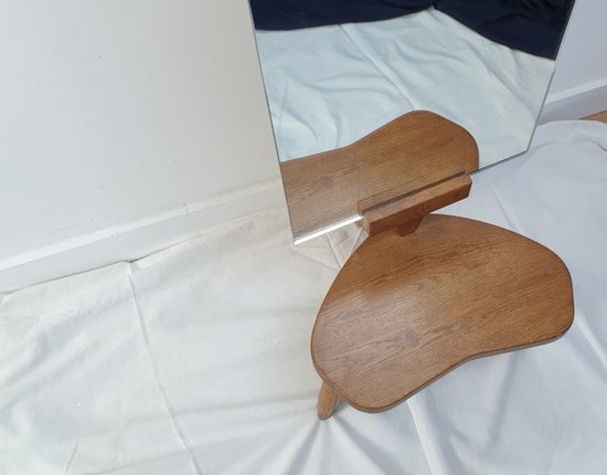 GUILLERME and CHAMBRON psyche mirror circa 1960