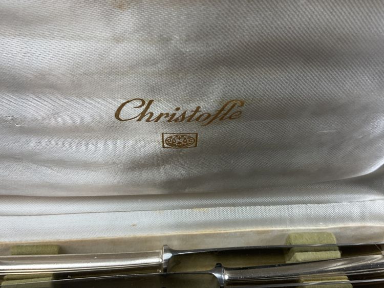 Douze couteaux à fromage Christofle modèle America 