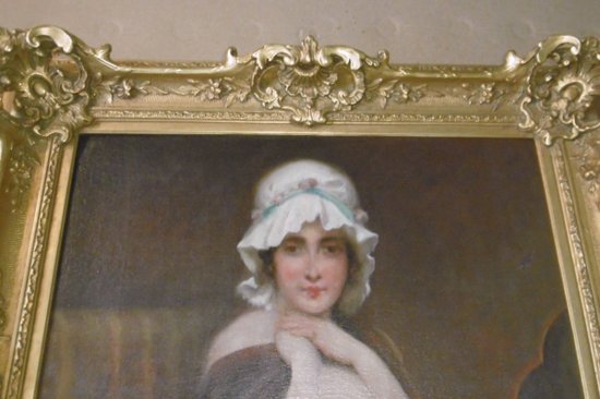Olio Su Tela Ritratto Di Donna
