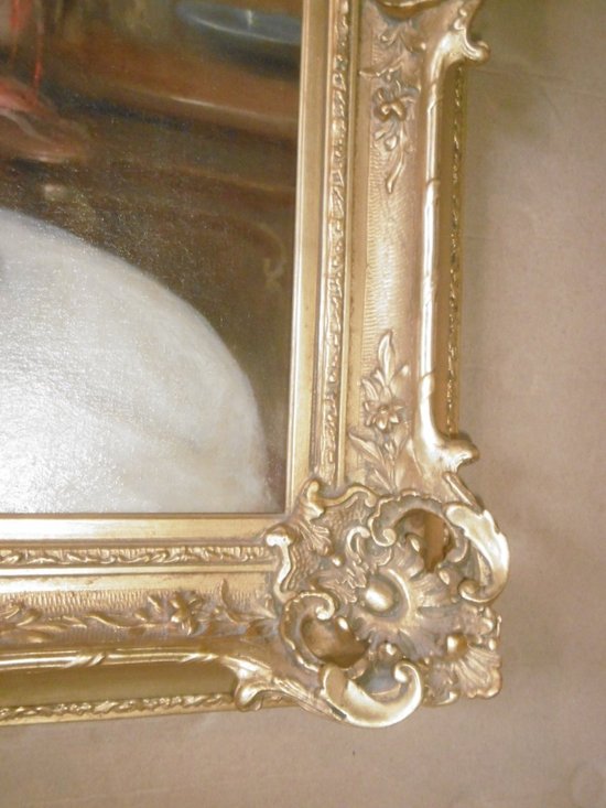 Olio Su Tela Ritratto Di Donna