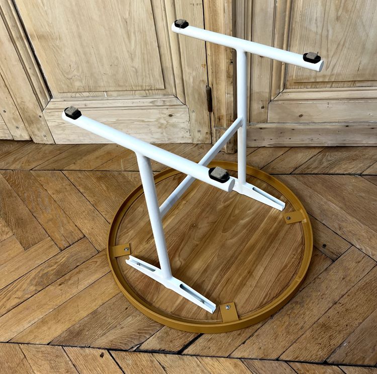 Paire de chaises KOBI by Alias par Patrick Norguet + Table d’appoint BOMA by Kettal Rodolfo Dordini