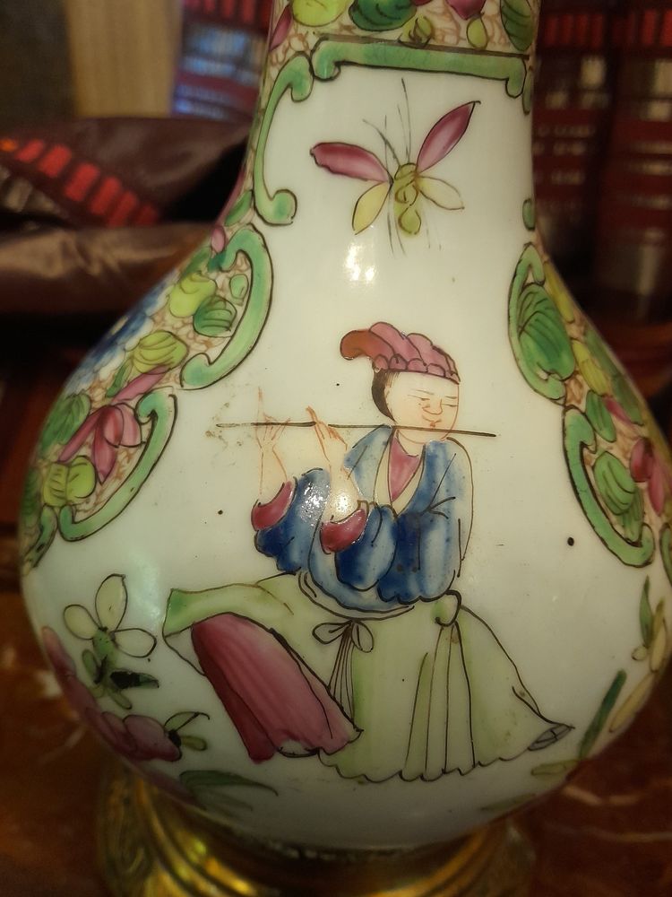 BAYEUX pied de lampe en porcelaine GOSSE