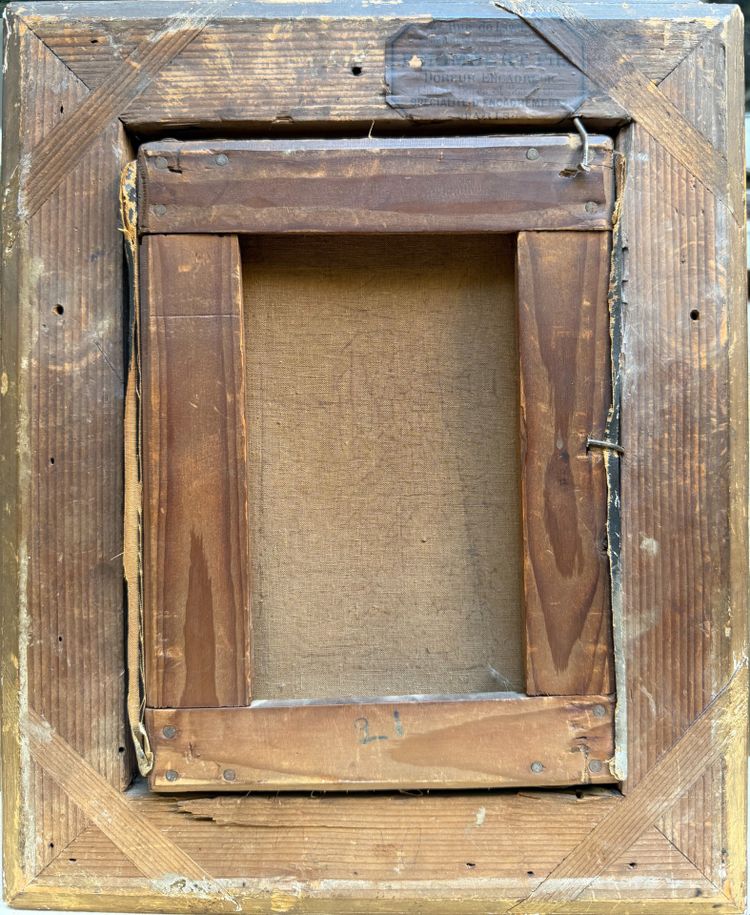 Ecole française de la fin du 19ème siècle - Portrait de jeune femme, circa 1890