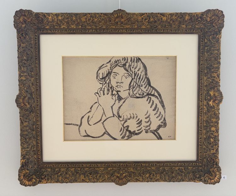 Louis Valtat, Ritratto di Suzanne Valtat, 1902 circa, inchiostro