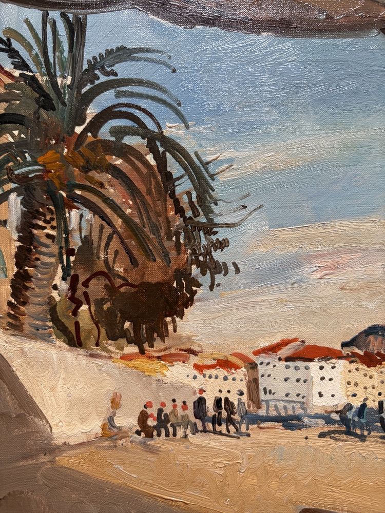 Edmond Ceria, Sanary, Olio su tela