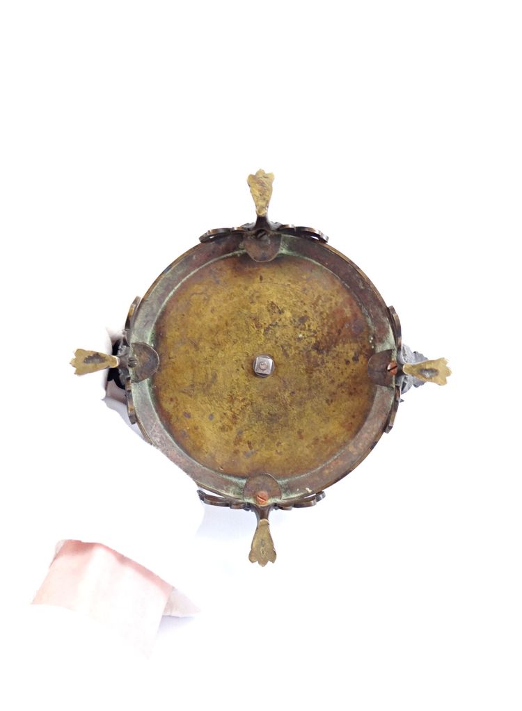 Brûle parfum ou porte pinceaux en Bronze Indochinois fin XIXe
