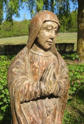 Vierge En Prière Haute Epoque. 
