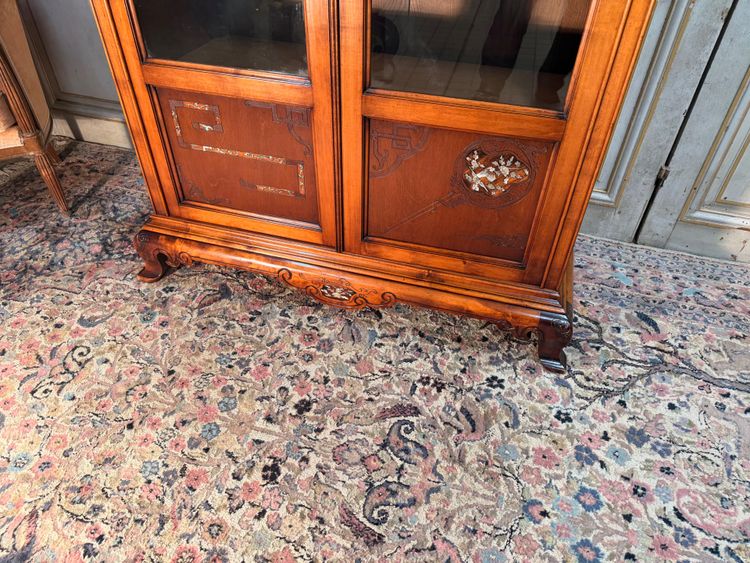 Bibliothèque japonisante attribué à Gabriel Viardot 19 eme siècle 