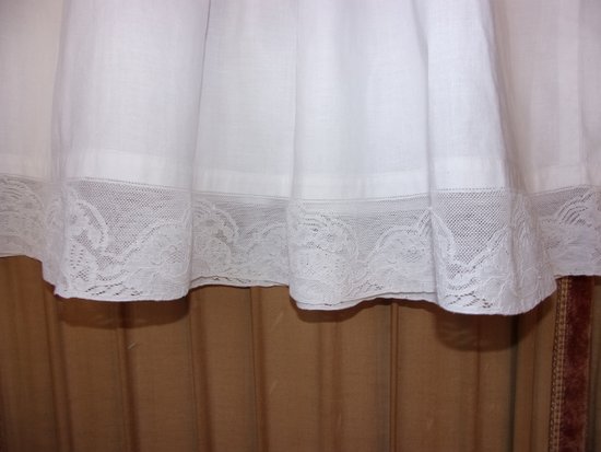 Pair of altar boy surplices from the end of the 19th century