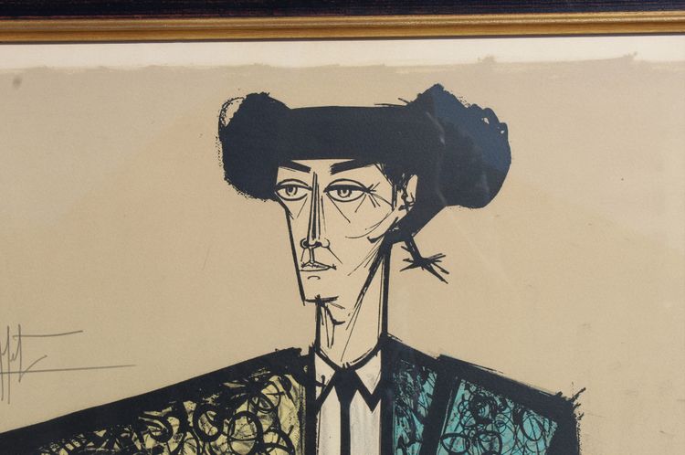 Bernard Buffet - Le Toréador Escamillo (Grand format), 1967 Lithographie 