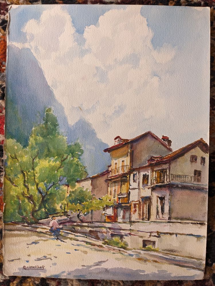  14 Aquarelles par Isidore Rosenstock 1880 - 1956