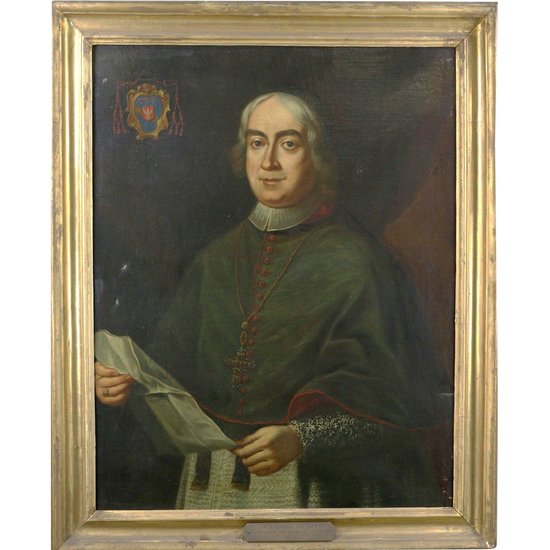 Ritratto del XVIII secolo con stemma