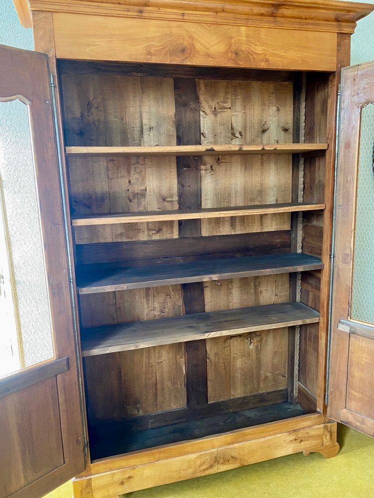 Bibliothèqu en merisier fin XIX ème