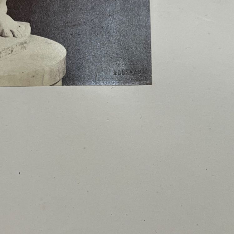 Albumen print of a sculpture by Damoxene, Vatican Museums, 19th century