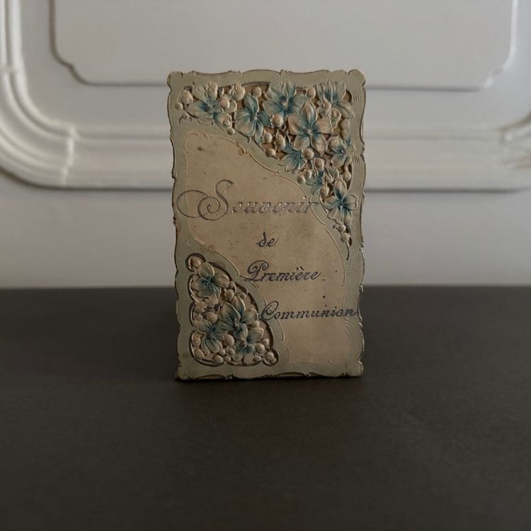 Religious image, penknife, souvenir of First Communion, 19th century