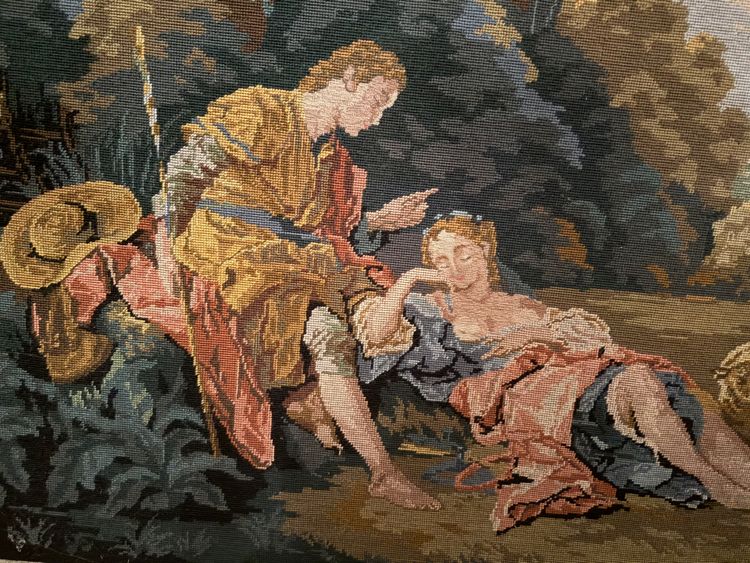 Broderie au point de croix 