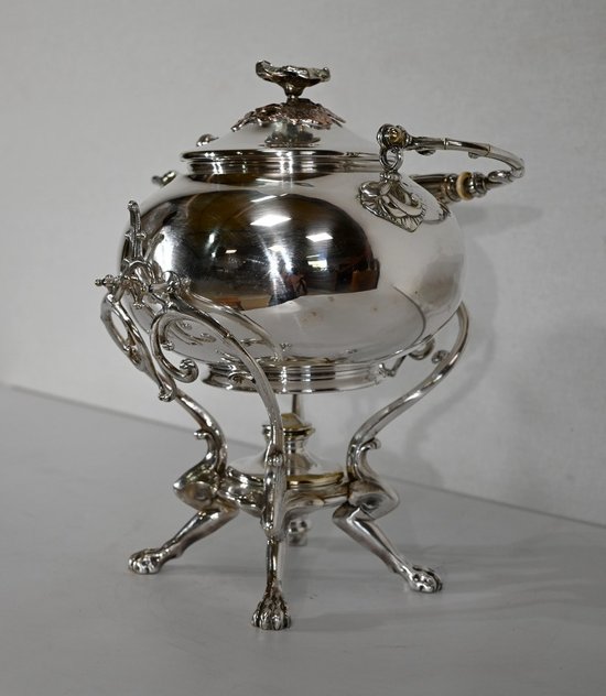 Samovar in silver plated metal, Maison Christofle - Early XXth century