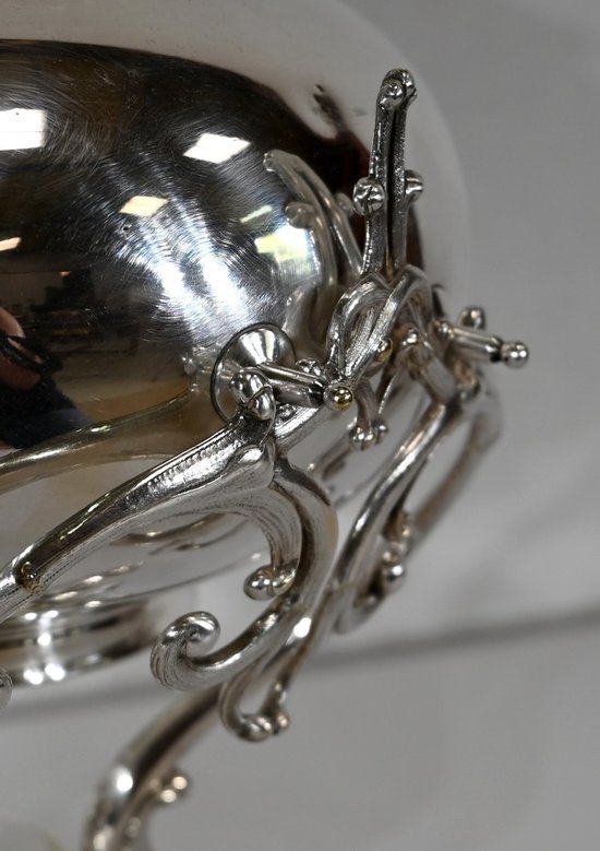 Samovar in silver plated metal, Maison Christofle - Early XXth century