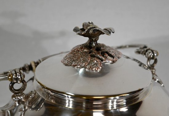 Samovar in silver plated metal, Maison Christofle - Early XXth century