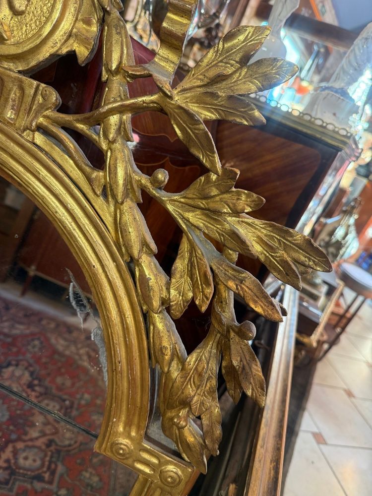 SPECCHIO IN STILE LUIGI XVI CON PRONTON