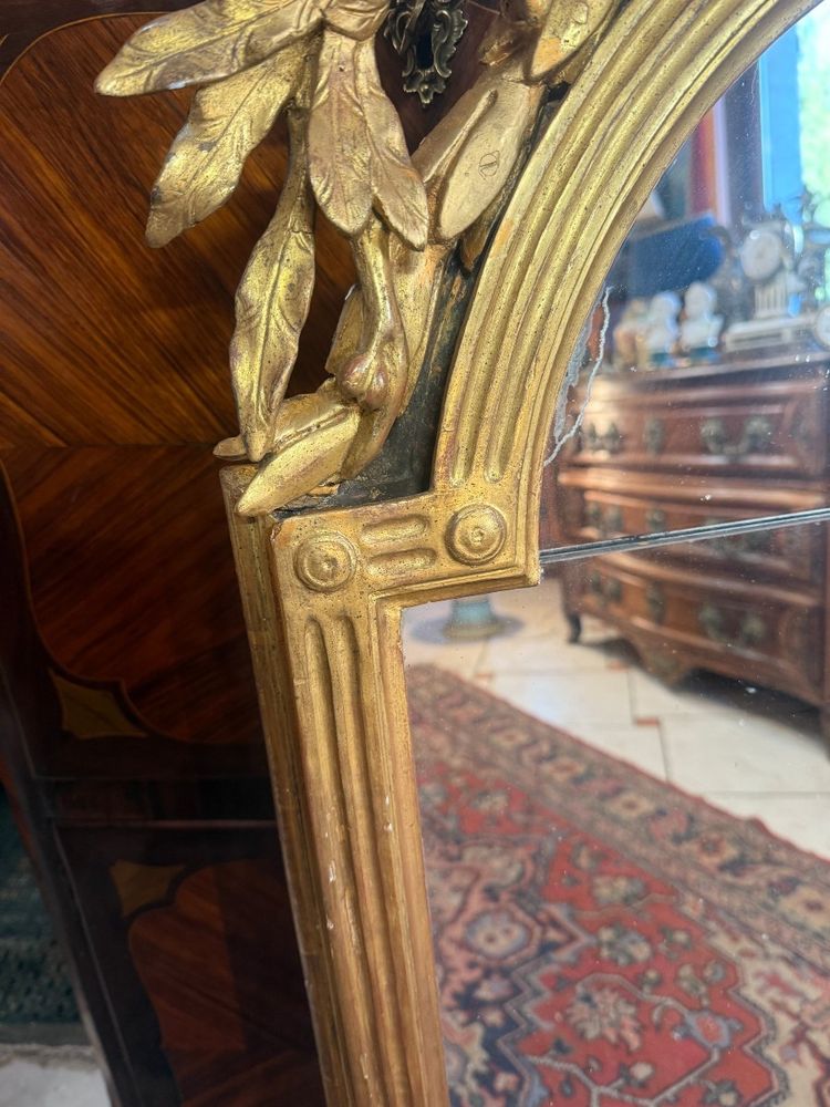 SPECCHIO IN STILE LUIGI XVI CON PRONTON