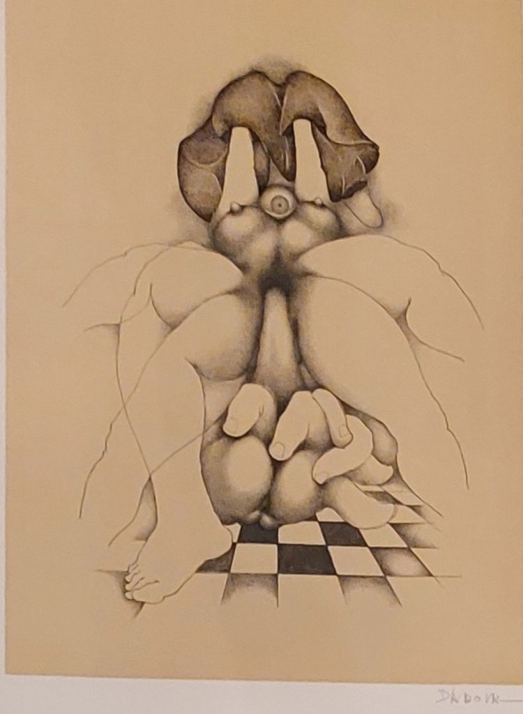 Eroticism - Pierre DABOVAL - (1918 - 2015) - 3 Lithographs Fantasies