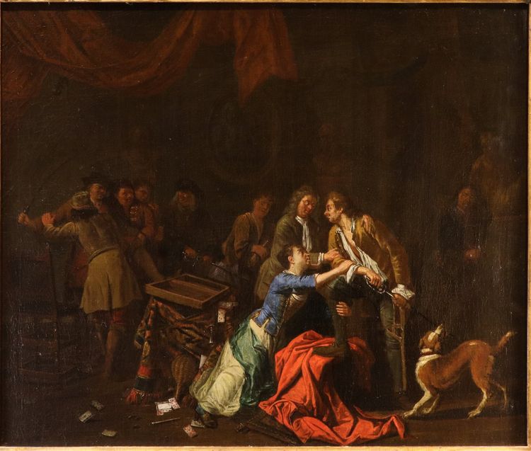 'banquet' And 'brawl', A Pair Of Works By Pieter Angillis (1685–1734)