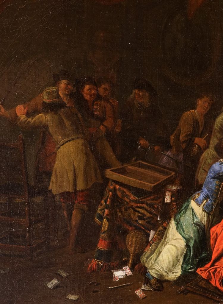 'banquet' And 'brawl', A Pair Of Works By Pieter Angillis (1685–1734)