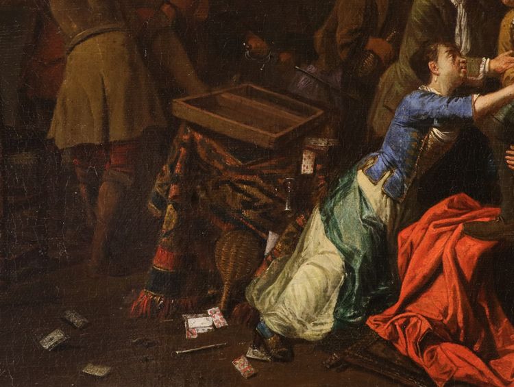 'banquet' And 'brawl', A Pair Of Works By Pieter Angillis (1685–1734)