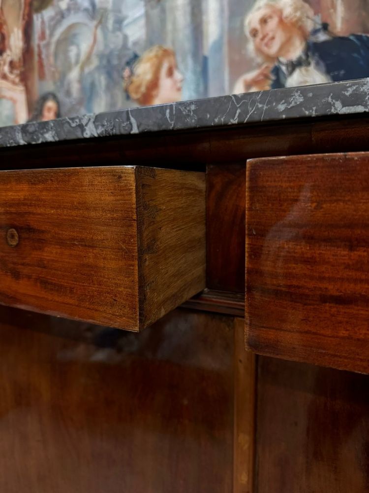 Mahagoni-Sideboard aus der Restaurationszeit