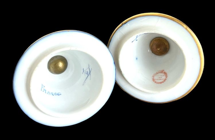 Großes Paar Vasen Aus Sèvres-Porzellan "Stempel Château Des Tuilerie "xixe