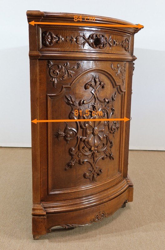 Property sideboard in Oak, Louis-Philippe style - End of XIXth century
