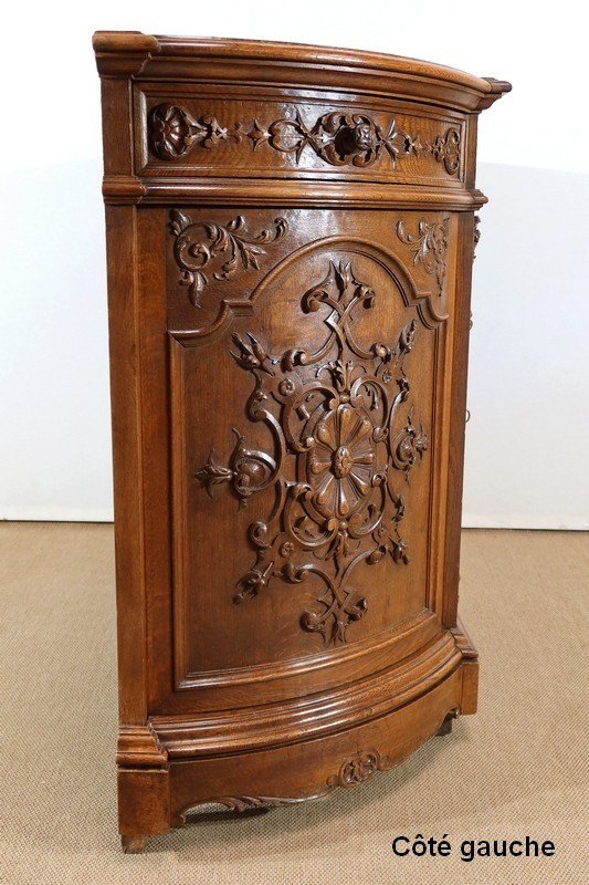 Property sideboard in Oak, Louis-Philippe style - End of XIXth century