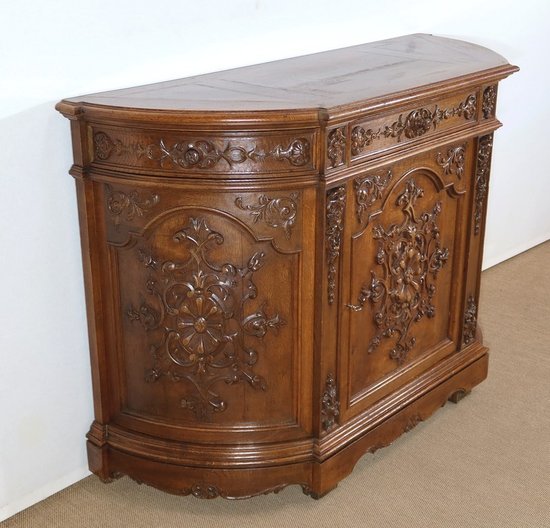 Property sideboard in Oak, Louis-Philippe style - End of XIXth century